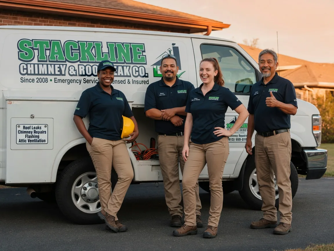 Chimney flashing repair company in Davisville, MO